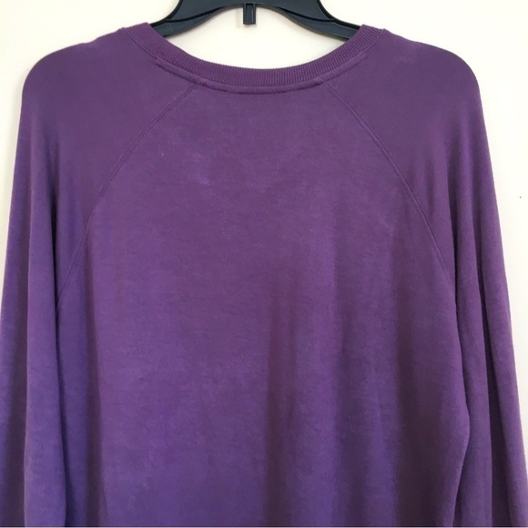 Athleta Mindset  Pullover Long Sleeve Modal Blend Maroon Athleisure Sweatshirt - Picture 7 of 16